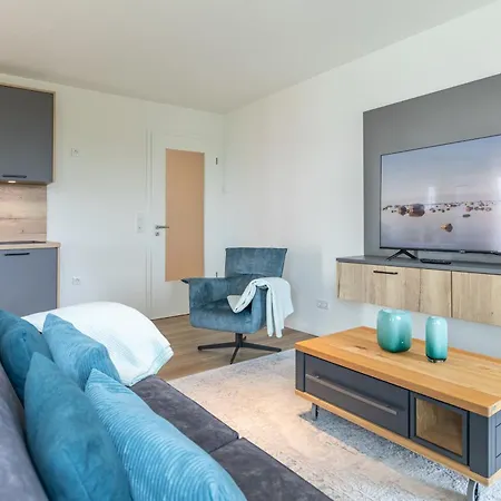 Lägenhet Apartmenthaus Vor Den Halligen Wattsegler De Luxe Nordstrand