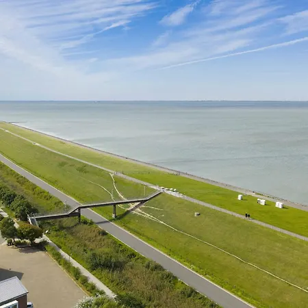 Lägenhet Apartmenthaus Vor Den Halligen Wattsegler De Luxe Nordstrand